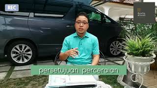 Persetujuan perceraian : Apa perlu saya tahu ?!