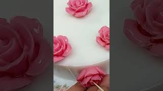 Red Rose Jelly Cake #shorts