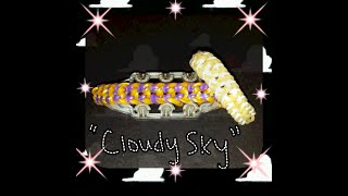 New  Cloudy Sky Monster Tail Loom Bracelet/ How To Tutorial