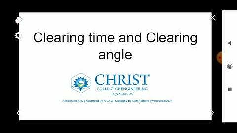 Critical clearing angle and clearing time | Module 6 | PSA | KTU