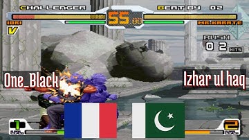 FT5 @svcsplus: One_Black (FR) vs Izhar ul haq (PK) [SNK vs Capcom svc Fightcade] Jan 21