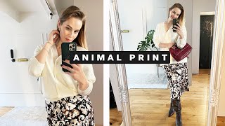 How To Style Animal Print in a Classy Way | 5 Outfits Animal Print Elegant Way