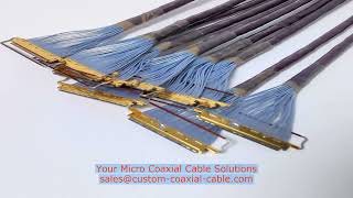 micro coaxial cable 40 AWG lightweight coax cable with power wire micro-coax quality standards UAE c