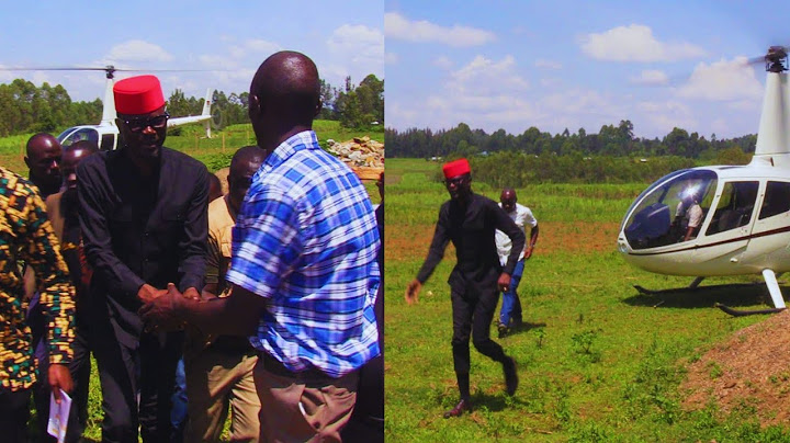 WATCH HOW MP DIDMUS BARASA LANDED IN STYLE IN BUNGOMA!