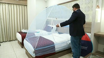 SMARTAN MOSQUITO NET™ (SINGLE BED)-FOLDING INSTRUCTION