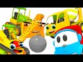 Construction vehicles for kids & Leo the truck - Big trucks & street vehicles games video.