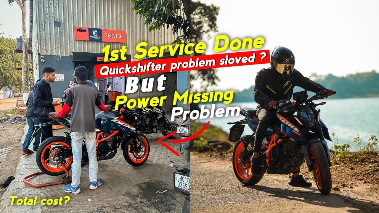 2024 KTM DUKE 390 FIRST SERVICE DONE Service Cost? Problems Khatam Nai