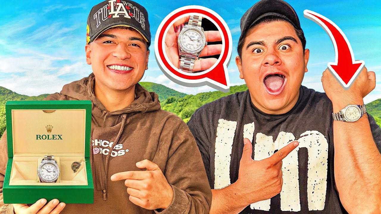 I BOUGHT @felipito967 a CUSTOM ROLEX For 200K SUBSCRIBERS! (VERY EMOTIONAL) 