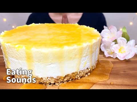 《咀嚼音》はちみつチーズケーキ ??Honey Cheese Cake《Eating Sounds/ASMR》