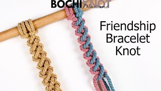 Macrame Knot: Friendship Bracelet Knot / Wave Braid Pattern Tutorial