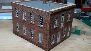 Scratchbuilding the Sheridan Hotel Part 4: Windows, Doors, and a Roof