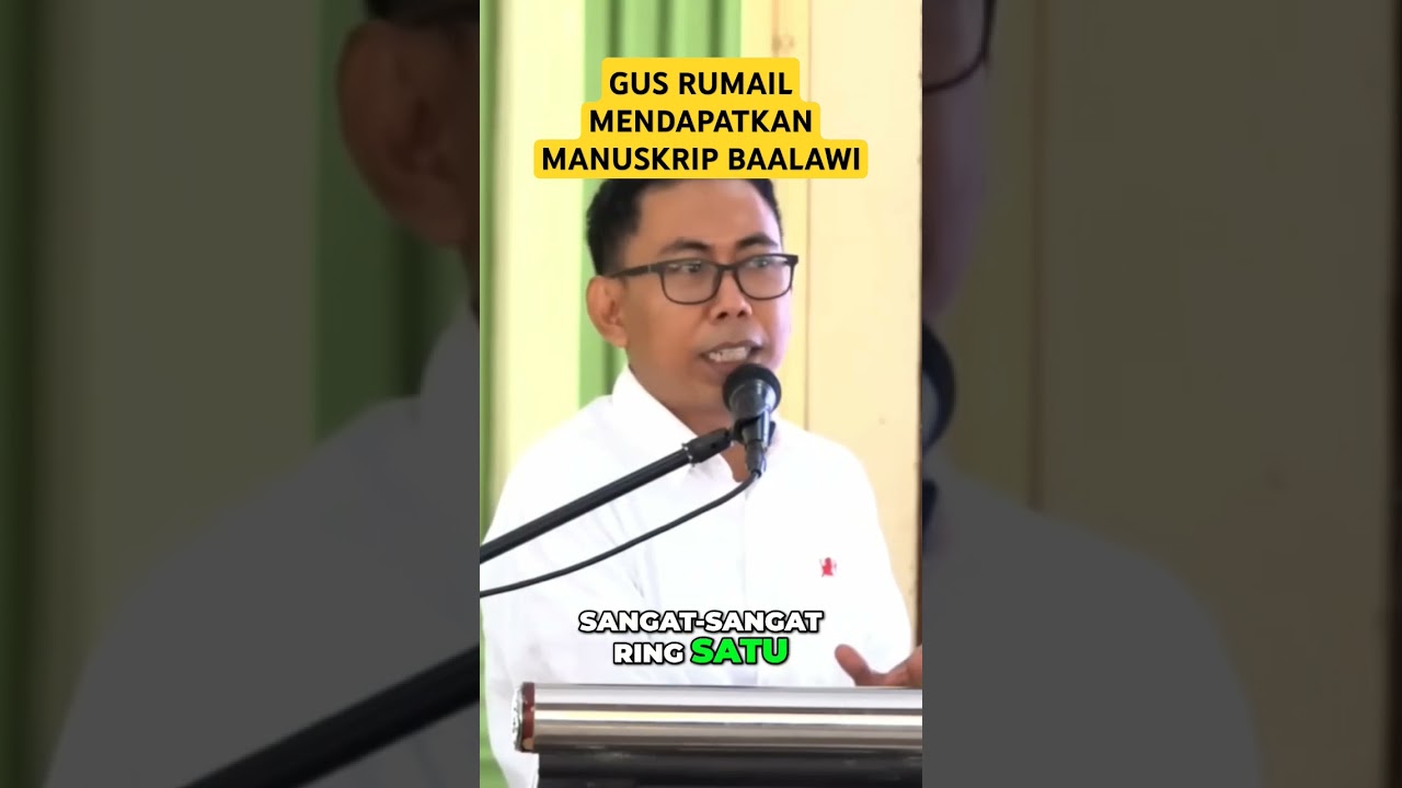 AHLI NASAB ‼️ gus rumail abbas menemukan kitab bukti habaib baalawi habib yaman