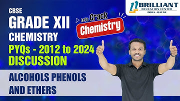 CBSE 12 Chemistry PYQs | Alcohols Phenols and Ethers | CBSE 12 Previous Year Questions 2012 - 2024