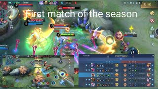 First Match Of The Season