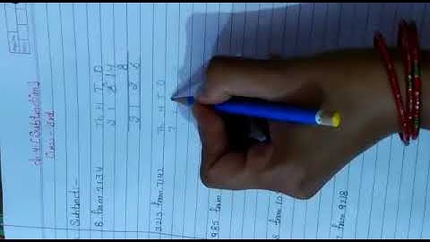 Class 3rd Ch-4 (subtraction ) Part- 5 video