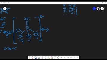 Lewis and Resonance Structures of The Phosphate Ion (PO43-)