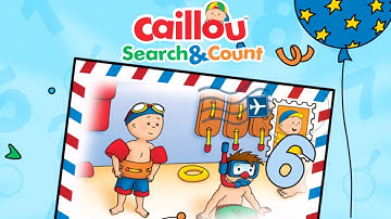 Caillou Search & Count - Hidden Objects 👦Preschoolers can develop hand-eye coordination!