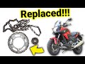 Motorcycle Chain and Sprocket Replacement Highlights