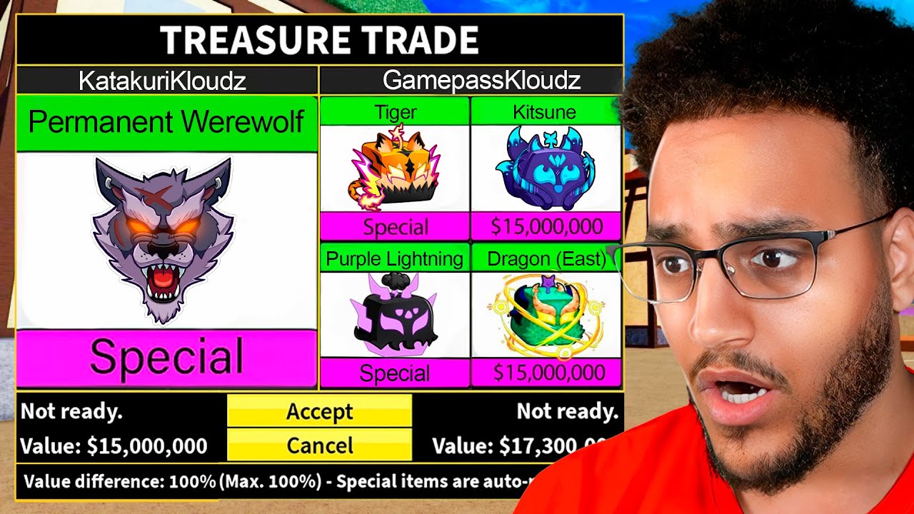 Trading New PERMANENT Fruits For 24 Hours Blox Fruits