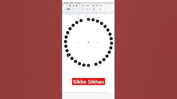 dotted circle in Corel