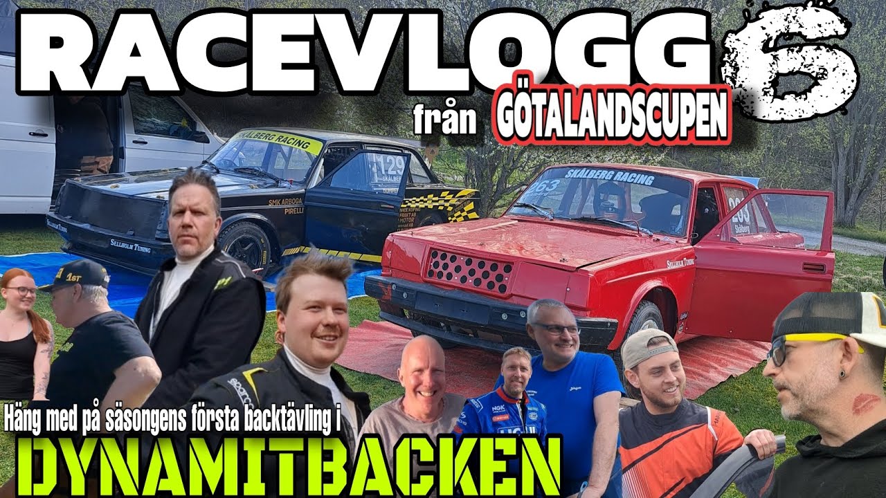 RACEVLOGG 6 | HÄNG MED SKÅLBERG RACING PÅ SÄSONGENS FÖRSTA BACKTÄVLING I DYNAMITBACKEN, UDDEVALLA