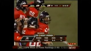 Navy Midshipmen @ Northern Illinois Huskies - Nov. 25, 2008