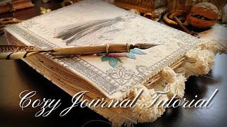 NO-SEW Journal Tutorial 📚 How to Print on Fabric | Beginner Art Journal | Budget Friendly 💚