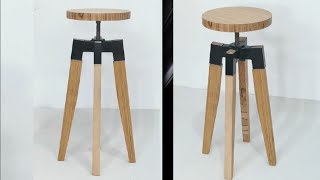 كيف تصنع كرسي من خشب انجلينو والحديد _ اسهل مما توقعت
