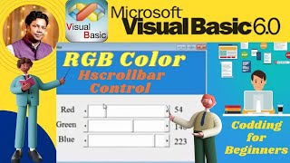 Part - 2 RGB Color Change Programme  in visual basic 6.0 || Rajarampur YCTC #computerknowledge