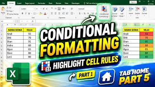 MBG - Home Tab Part 5 | Excel for Beginners Styles Group Conditional Formatting Feature Part 1