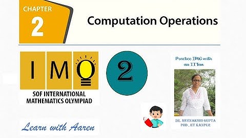 Computation Operations | Class 2 | IMO | Mathematics Olympiad