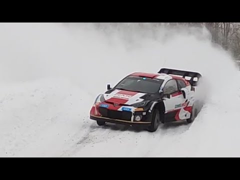 Elfyn Evans Rally Sweden 2022 test Toyota GR Yaris Rally1