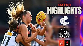 Carlton v Collingwood Highlights | Round 4, 2026 | AFLW