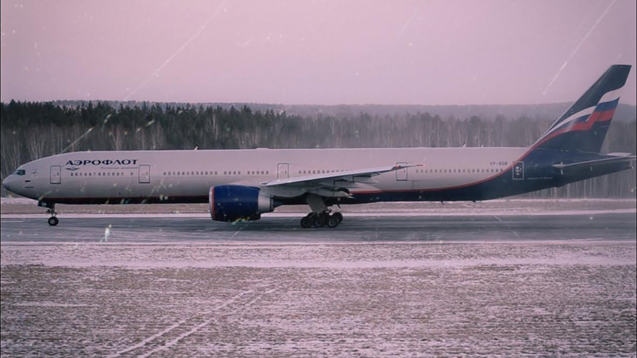 Полетели на boing 777 AEROFLOT