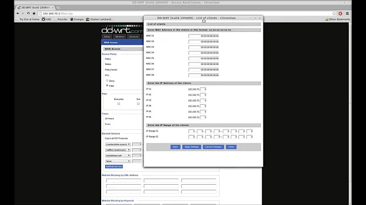 DD-WRT: Blocking websites, games, services, Etc.