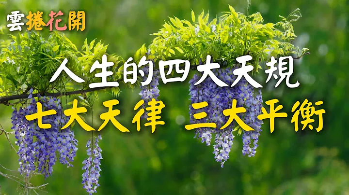 越早知道越好，人生四大天规、七大天律和三大平衡， - 天天要闻