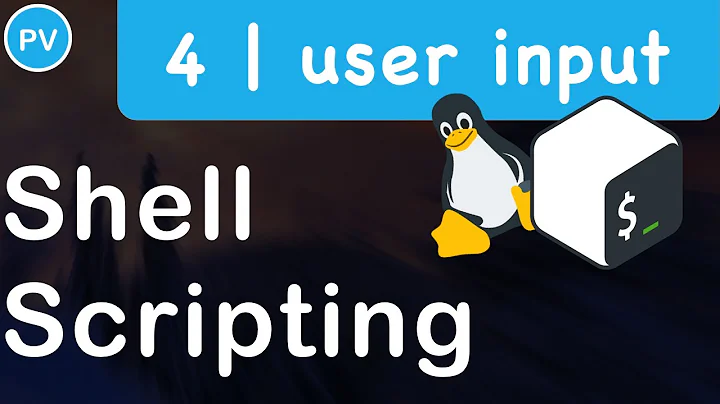 Shell Scripting Tutorial | 4 | user input(read command)