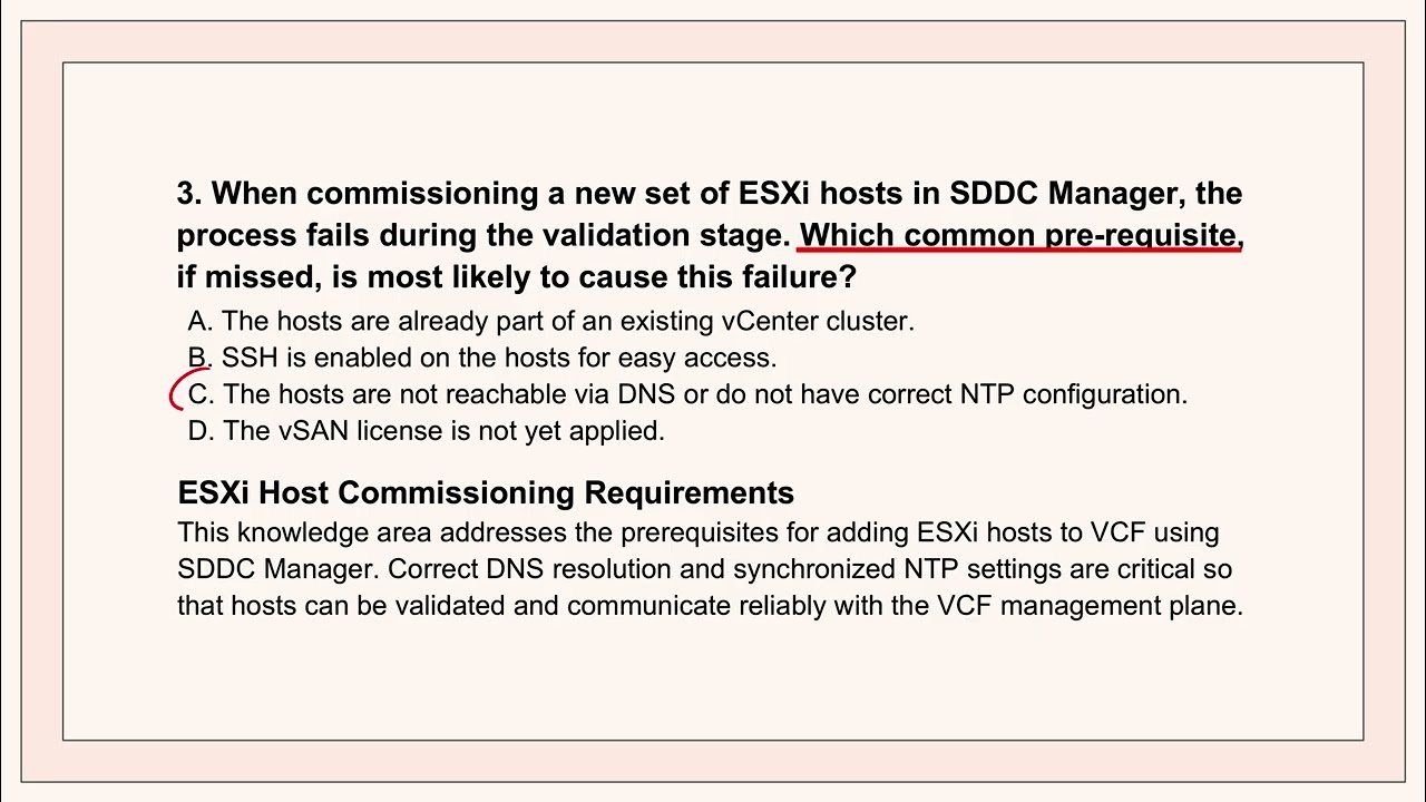 2V0-15.25 Экзамен по поддержке VMware Cloud Foundation 9.0: подробная информация и реальные вопросы.