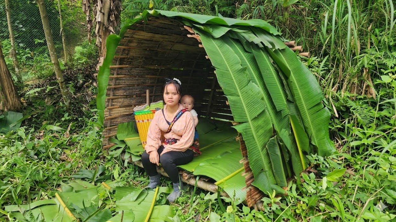 ⁣A homeless single mother cleaned out an abandoned house to live in. Triệu Thị NaNa