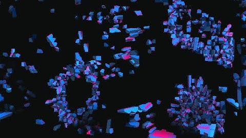 Dynamic Space Foam FSC 3D (Voronoi)