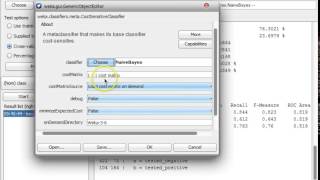 Weka Tutorial 39: Cost Sensitive Learning (Classification)