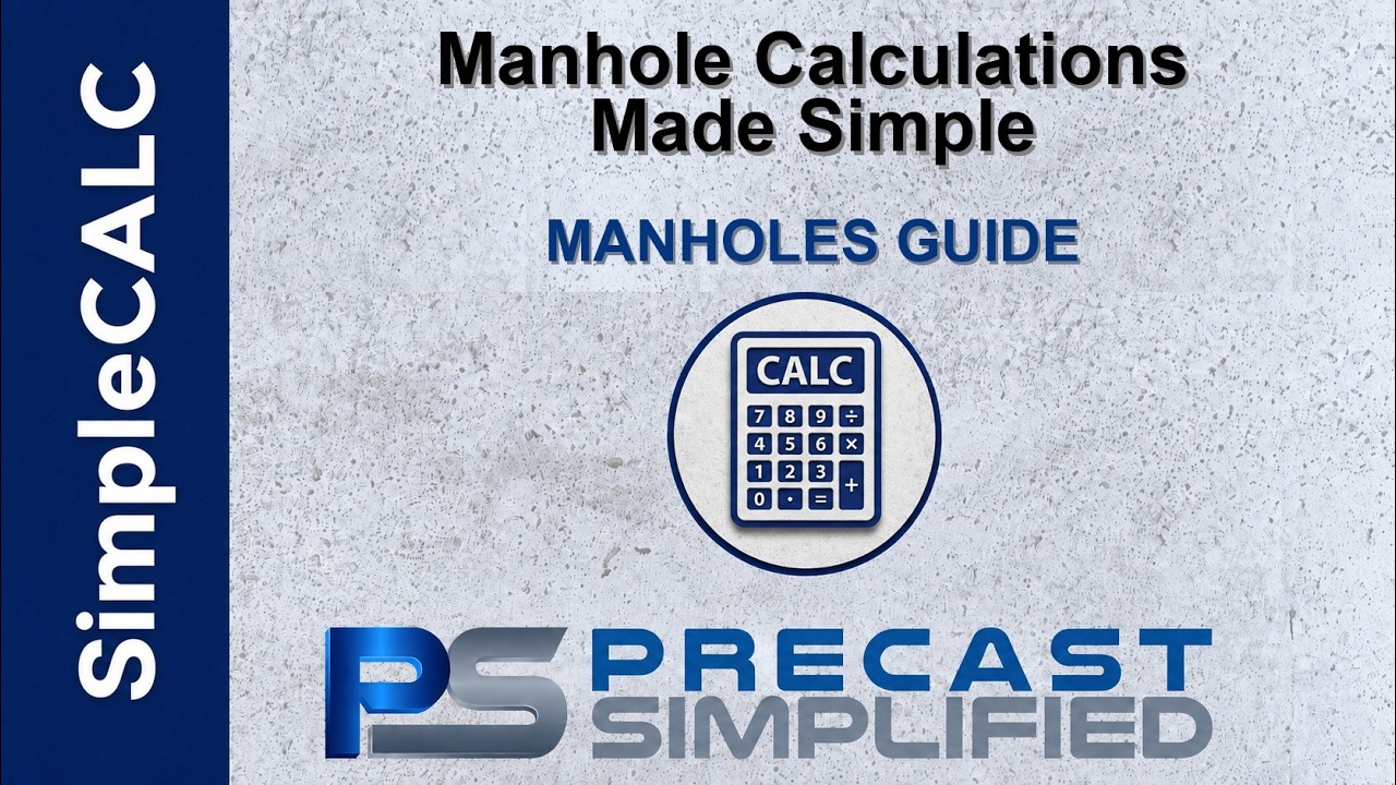 How to Use the SimpleCALC Manholes Tab
