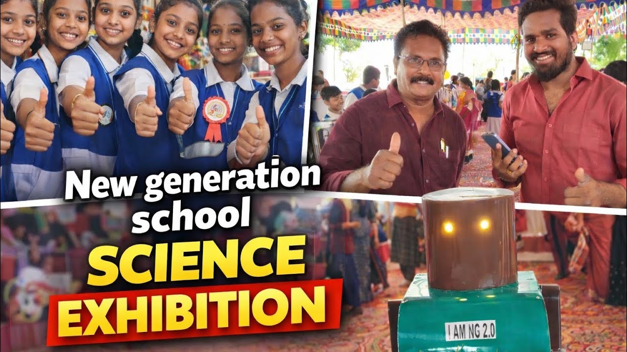 Part-1|🔬✨ CV Raman Science Exhibition 2026 at New Generation School! #youtube #science #exhibition
