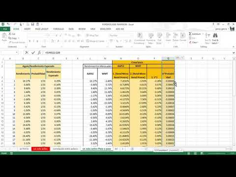 Portafolio de Inversión - Parte 2 - Correlación entre pares de acciones