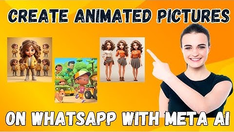How to Animate still photo on WhatsApp using Meta Ai | Picture to Animation