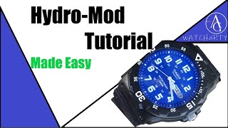 Casio  HYDRO MOD Tutorial (Made easy) How to Mod with out the Mess