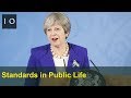 PM Speech on Standards in Public Life