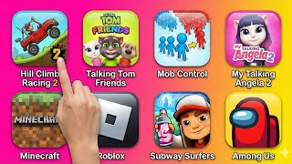Hill Climb Racing 2, Mob Control, My Talking Tom Friends & Angela 2 - Funny Gameplay screenshot 4
