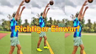 Richtiger Einwurf Tutorial Einwurfregeln Fußball, Wie Einwurf Machen, Einwurf Lernen, Einwerfen