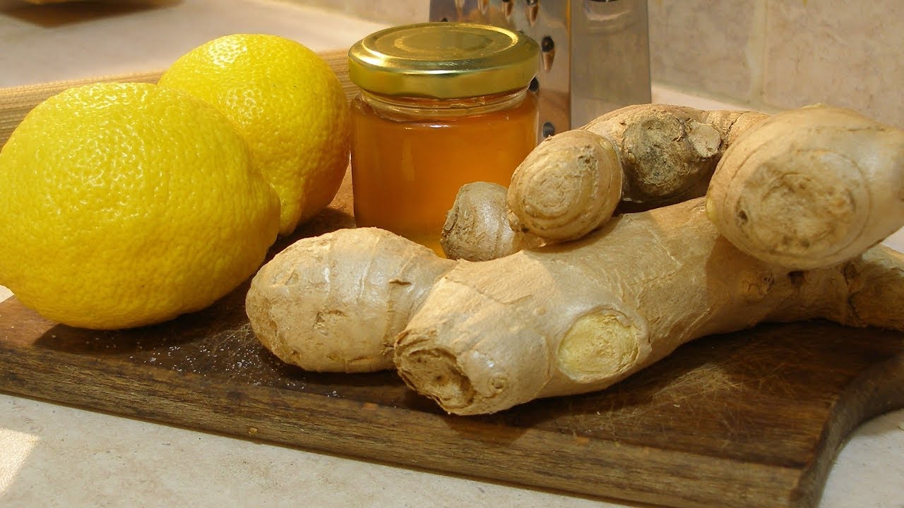 Ginger Hot Tea With Lemon And Honey (D I Y  Recipe) Spicy....